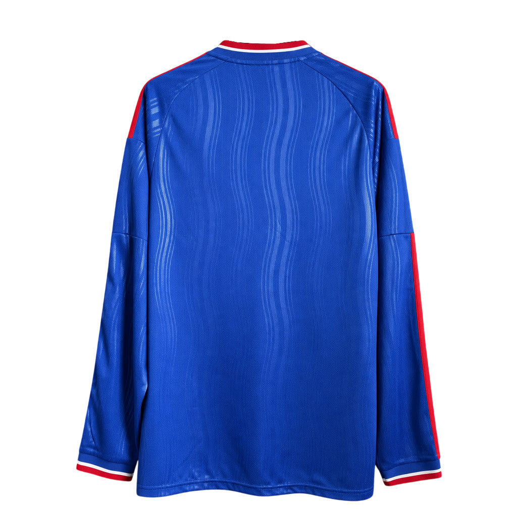 Manchester United 26/27 Blue/Red Stripes Away Long Sleeve Jersey