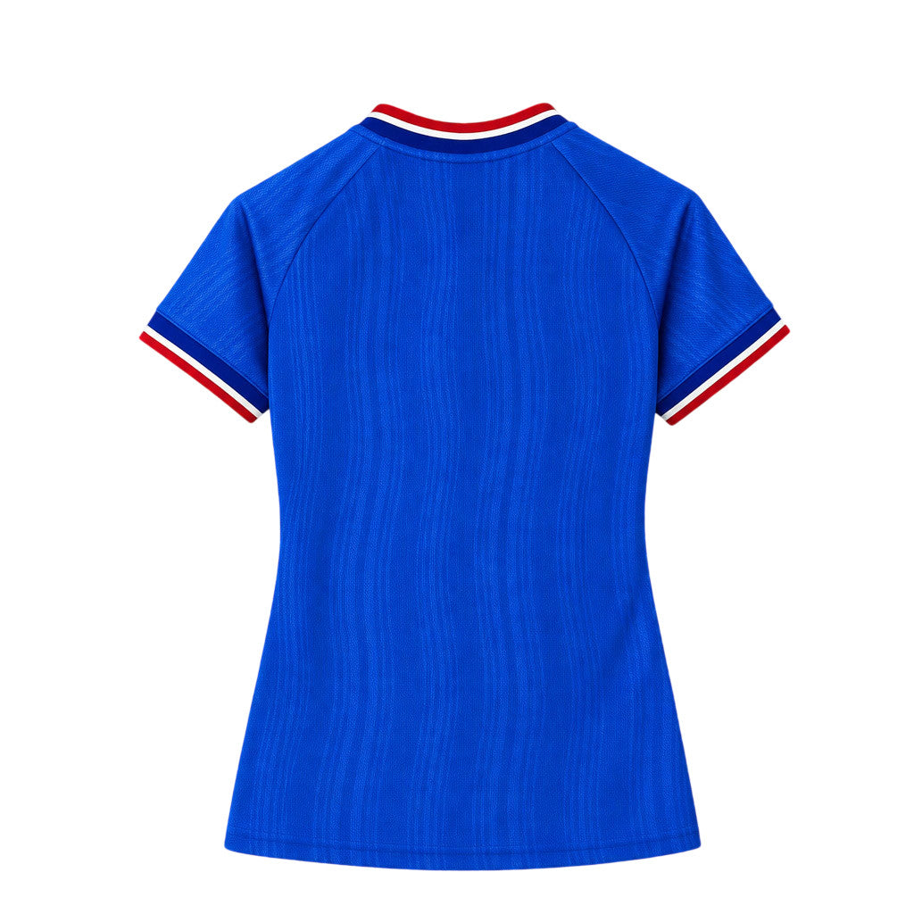 Manchester United 26/27 Blue/Red Stripes Away Women Jersey