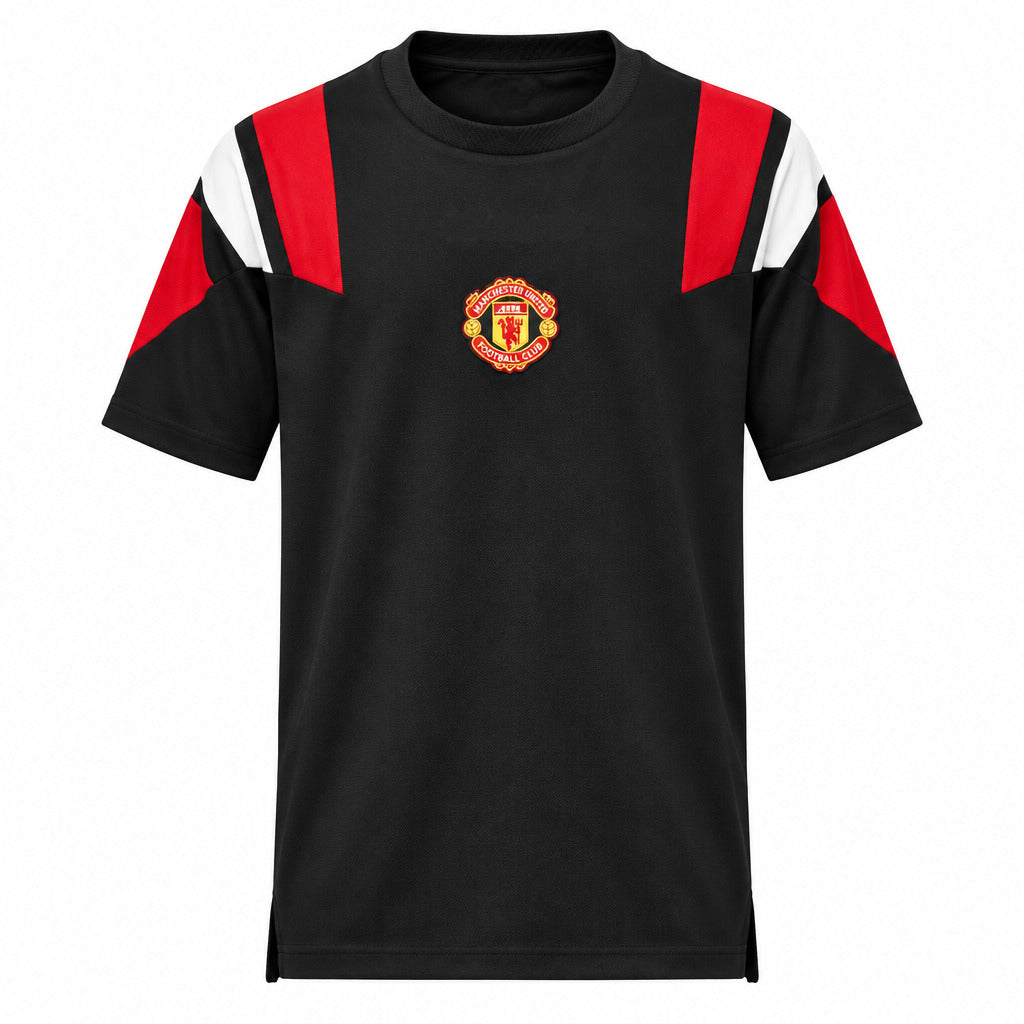 Manchester United 26/27 EQT Black/Striking Red and White Jersey
