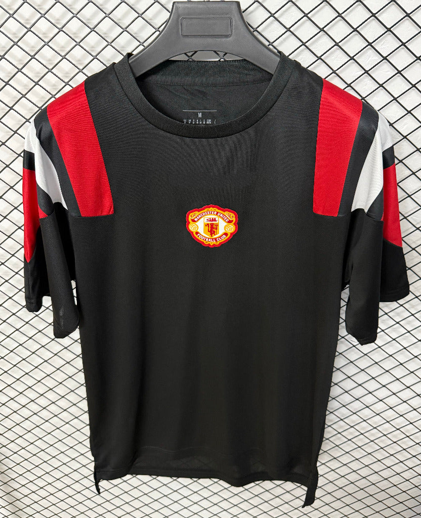 Manchester United 26/27 EQT Black/Striking Red and White Jersey