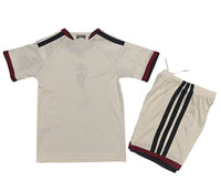 Manchester United 26/27 Ivory/Beige/Maroon/Black Third Kids Jersey Set