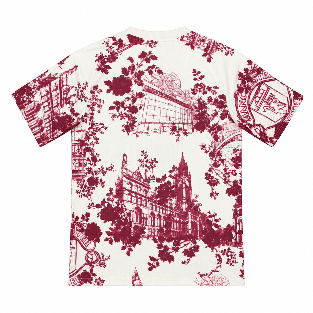 Manchester United 26/27 Off-White/Maroon/Burgundy Away Special Jersey