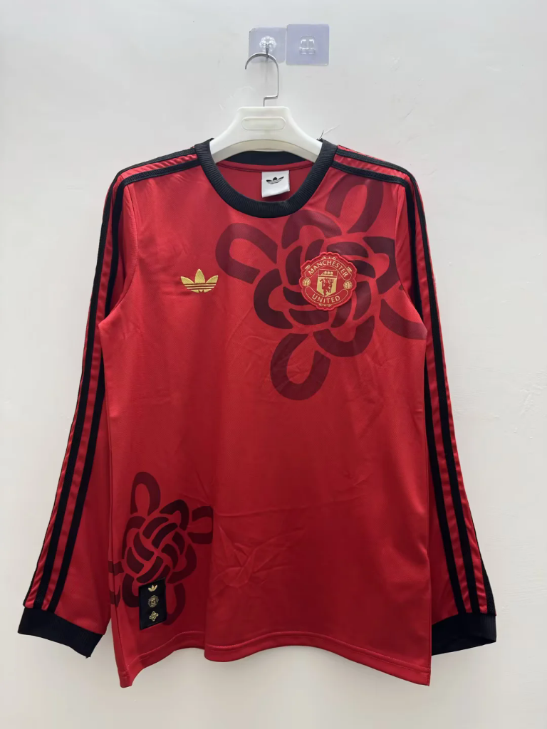 Manchester United 26/27 Red/Black Long-Sleeved Jersey