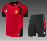 Manchester United 26/27 Red/Black Training Kids Jersey Set