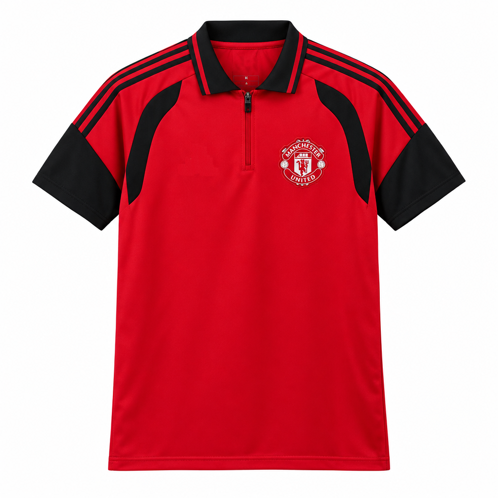 Manchester United 26/27 Red/Black Training Polo Jersey