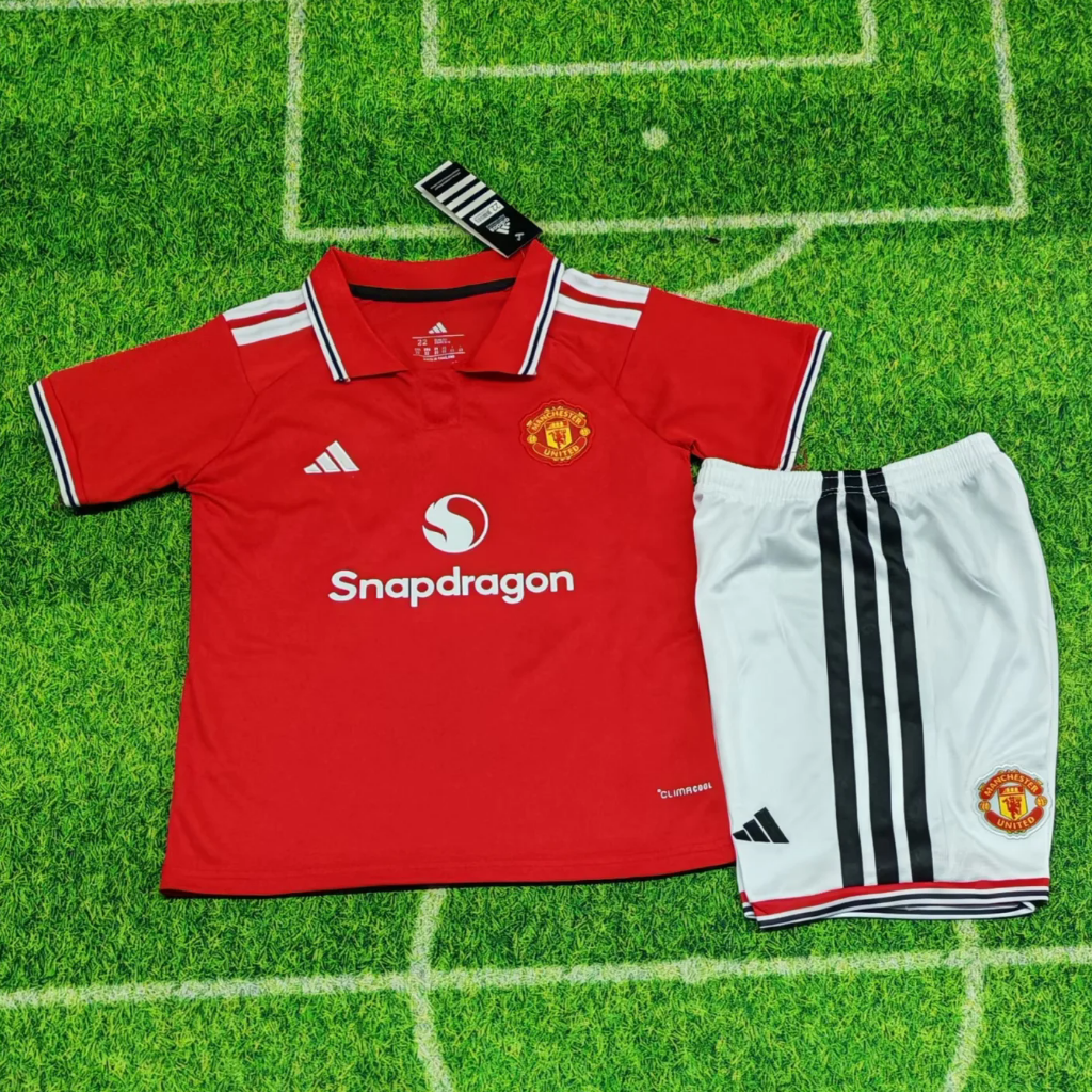 Manchester United 26/27 Red/White Home Kids Jersey Set