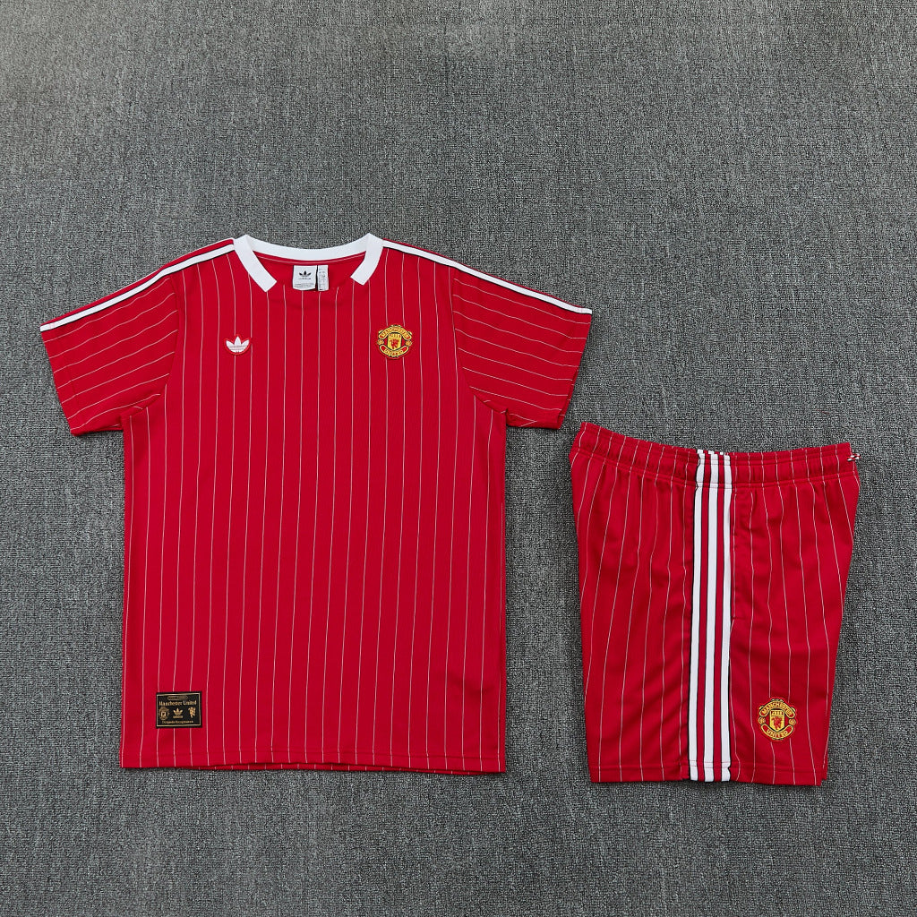 Manchester United 26/27 Red/White Pinstripe Jersey