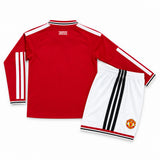Manchester United 26/27 Red/White Trim Home Long Sleeve Kids Jersey Set