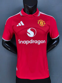 Manchester United 26/27 Red/White Trim Home Player Version Jersey