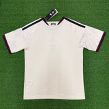 Manchester United 26/27 White/Black Stripes Maroon Trim Third Jersey