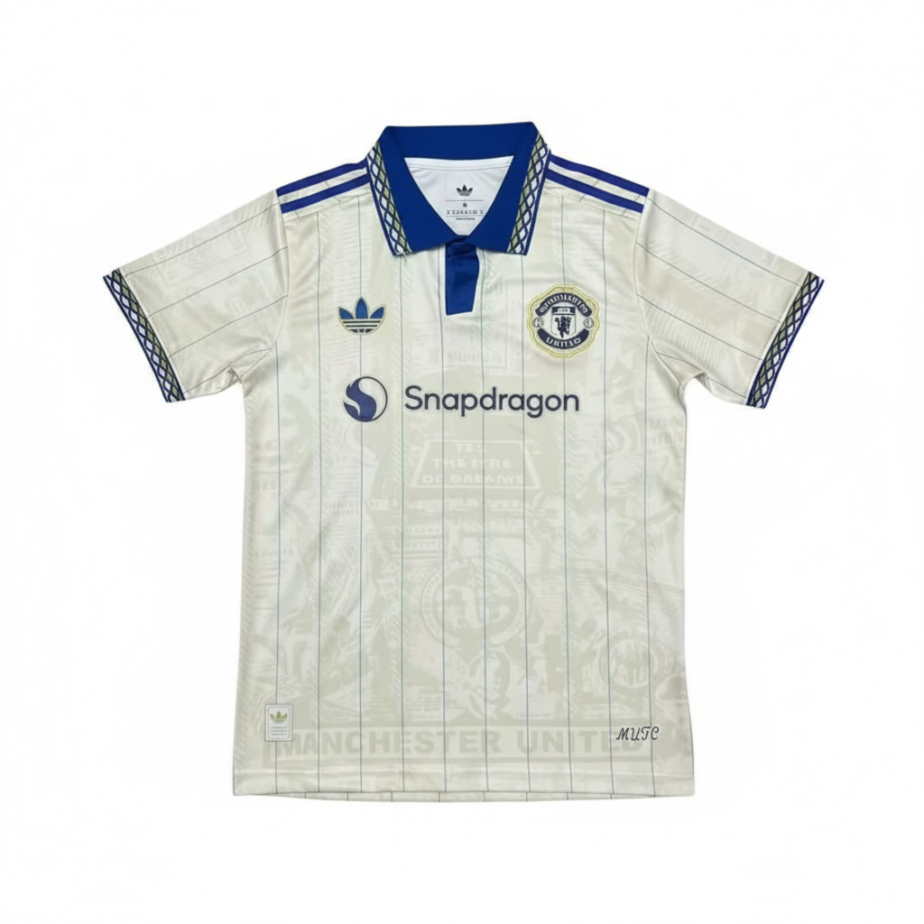 Manchester United 26/27 White/Blue Special Version Jersey