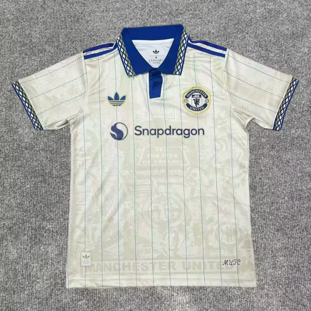 Manchester United 26/27 White/Blue Special Version Jersey