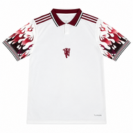 Manchester United 26/27 White/Striking Red Polo Jersey