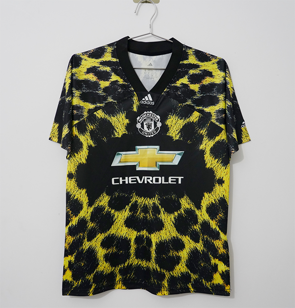Manchester United 26/27 Yellow/Black Leopard Print Jersey