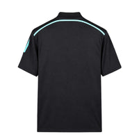 Marseille 2014/15 Black/Bright Blue Stripes Retro Third Jersey