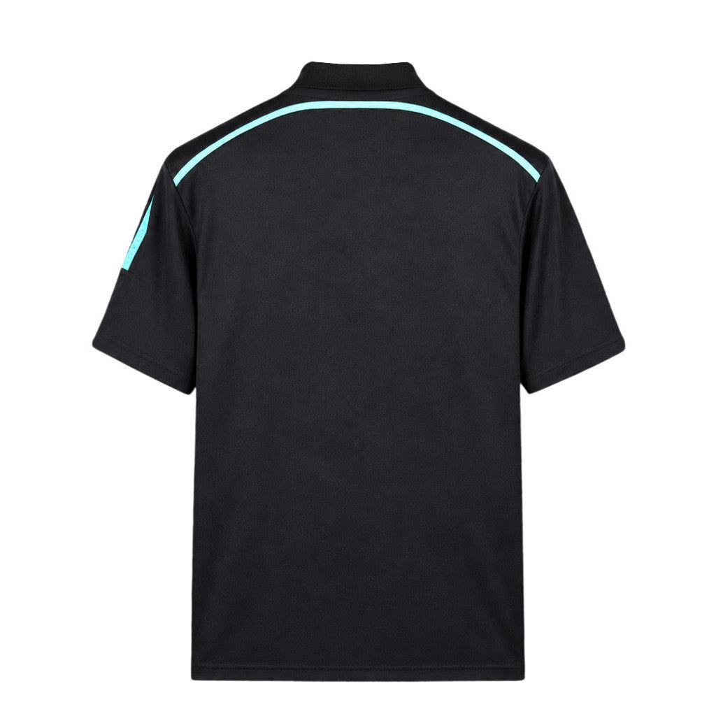 Marseille 2014/15 Black/Bright Blue Stripes Retro Third Jersey