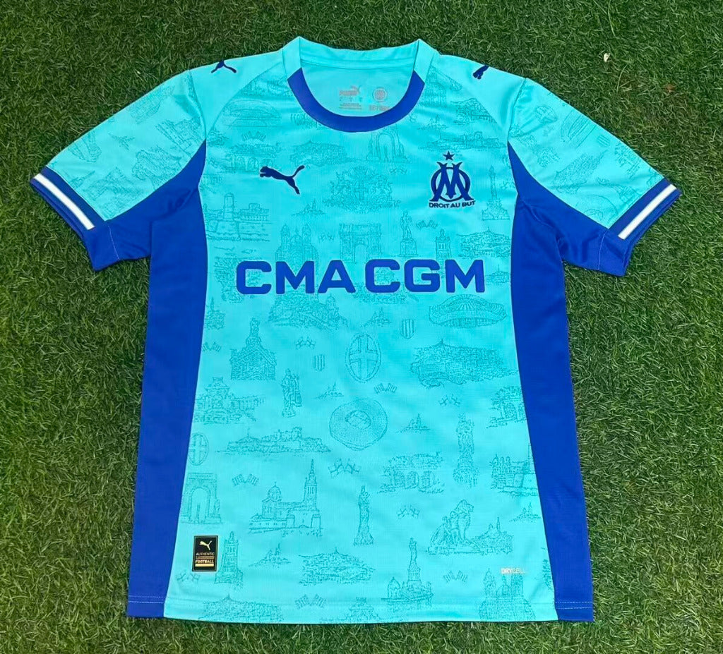Marseille 25/26 Blue Fourth Away Jersey