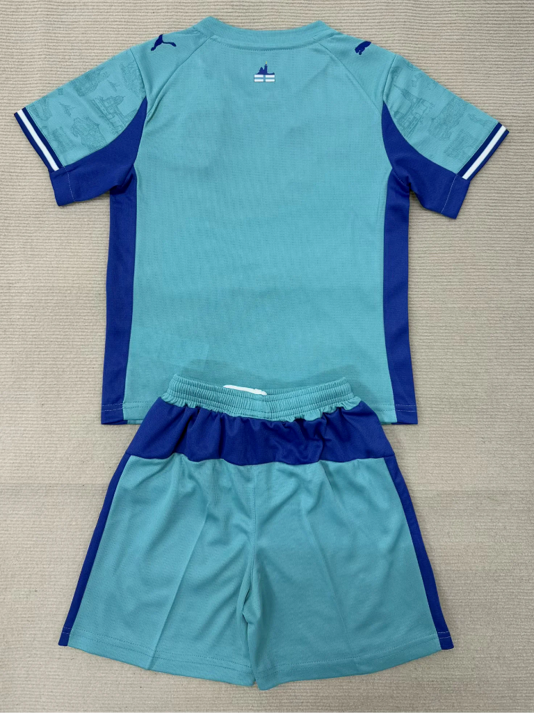 Marseille 25/26 Blue Goalkeeper Kids Jersey Set