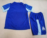 Marseille 25/26 Blue Third Away Kids Jersey Set