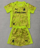 Marseille 25/26 Green Goalkeeper Kids-Kit - Concept Kits