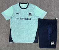 Marseille 25/26 Green/Navy Kids Jersey Set