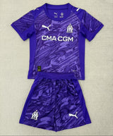 Marseille 25/26 Purple Goalkeeper Kids Kit - Concept Kits