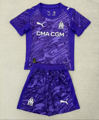 Marseille 25/26 Purple Goalkeeper Kids Kit - Concept Kits