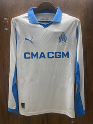 Marseille 25/26 White Home Long Sleeves Jersey