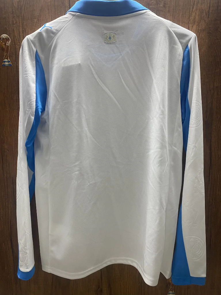 Marseille 25/26 White Home Long Sleeves Jersey