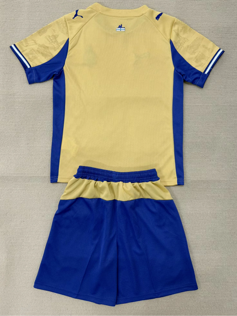 Marseille 25/26 Yellow/Blue Forth Away Kids Jersey Set