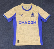 Marseille 25/26 Yellow/Blue Fourth Away Jersey