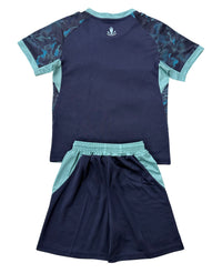 Marseille 26/27 Dark Navy/Sea Blue Away Kids Jersey Set