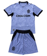 Marseille 26/27 Lavender/Navy 3rd Kids Jersey Set