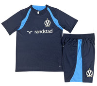 Marseille 26/27 Navy/Light Blue Training Kids Jersey Set