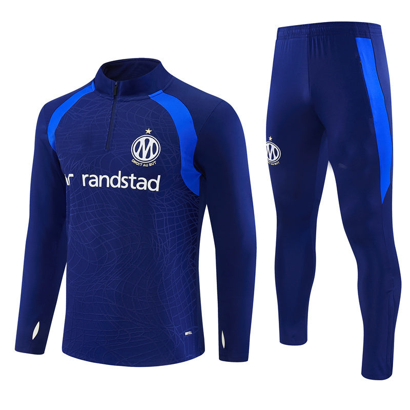 Marseille 26/27 Royal with Light Blue Training Tracksuit Set