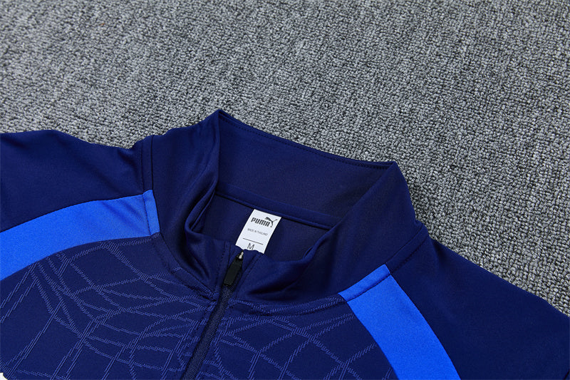 Marseille 26/27 Royal with Light Blue Training Tracksuit Set