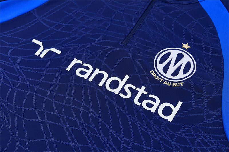 Marseille 26/27 Royal with Light Blue Training Tracksuit Set