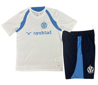 Marseille 26/27 White/Blue Training Kids Jersey Set
