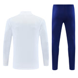 Marseille 26/27 White with Royal Blue Training Tracksuit Set