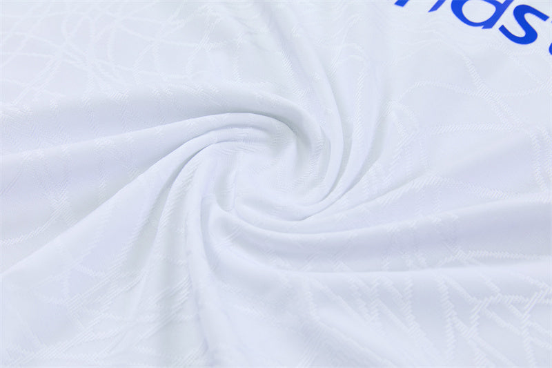 Marseille 26/27 White with Royal Blue Training Tracksuit Set