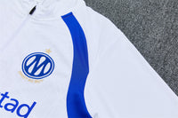 Marseille 26/27 White with Royal Blue Training Tracksuit Set