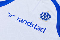 Marseille 26/27 White with Royal Blue Training Tracksuit Set