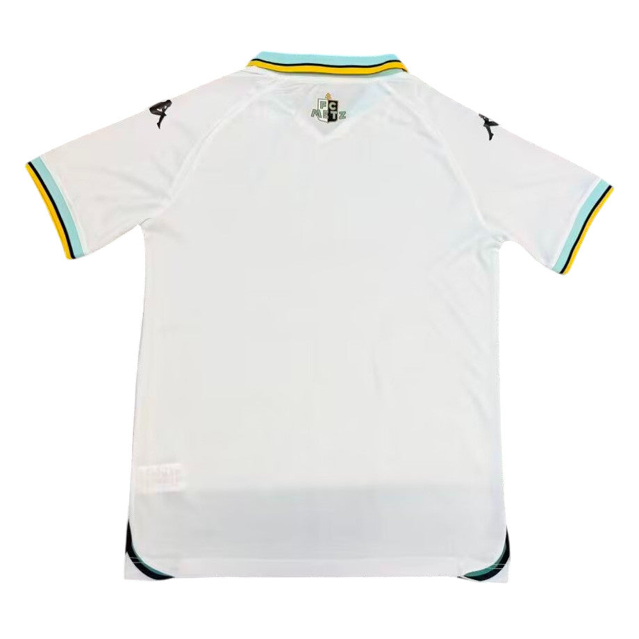 Metz 26/27 White/Yellow Trim Away Jersey