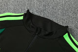 Mexican 26/27 Black/Semi Flash Green Training Tracksuit Set