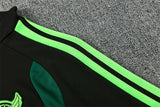 Mexican 26/27 Black/Semi Flash Green Training Tracksuit Set
