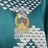 Mexico 1990 Vintage Retro Green/White Home Jersey