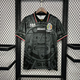 Mexico 1998 Vintage Retro Black Away Jersey