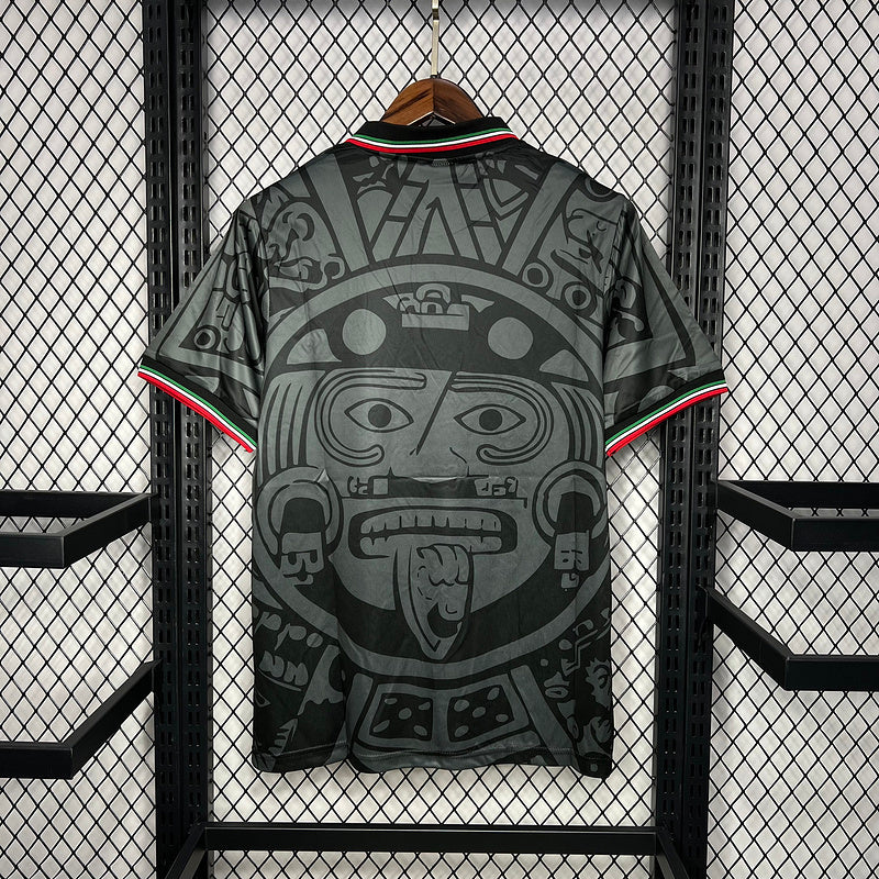 Mexico 1998 Vintage Retro Black Away Jersey