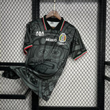 Mexico 1998 Vintage Retro Black Away Jersey