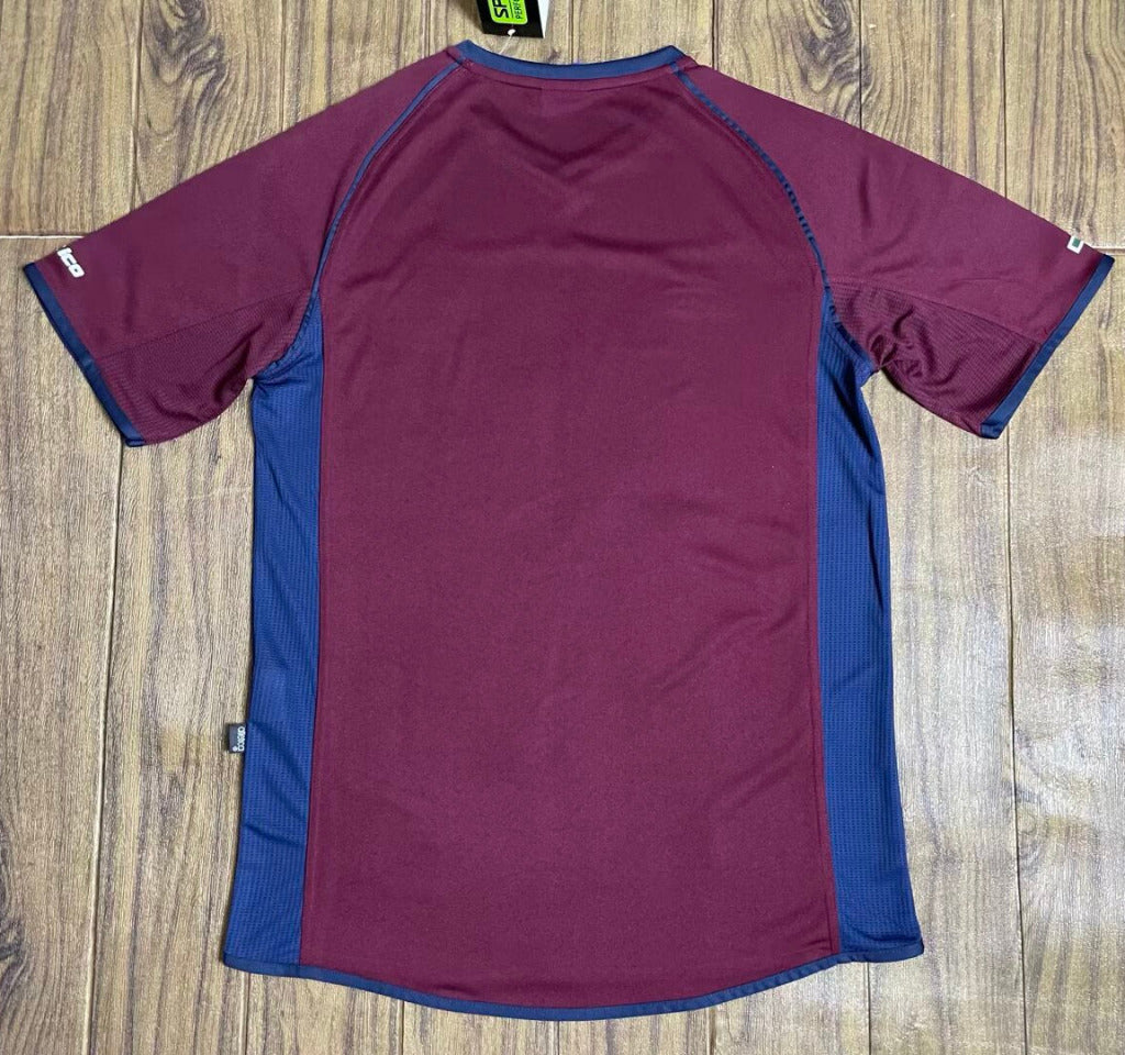 Mexico 2002 Retro Burgundy/Blue Third Away Jersey